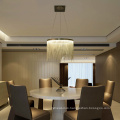 modern designer silver metal hotel shop restaurant contemporary chandelier pendant lights